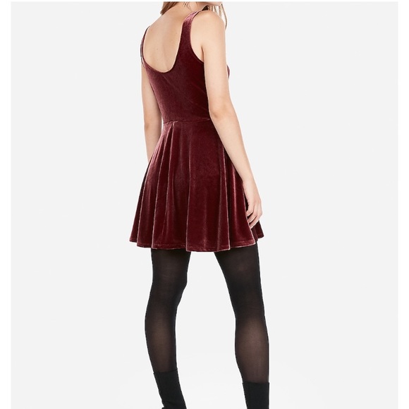 BNWT Express Velvet Dress sz L - Picture 2 of 4